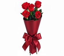 Букет 5 Красных роз Эдлесс Лав в Анциферово Новгородская область