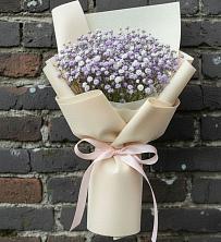 Букет цветов из:  Гипсофила в Анциферово Новгородская область