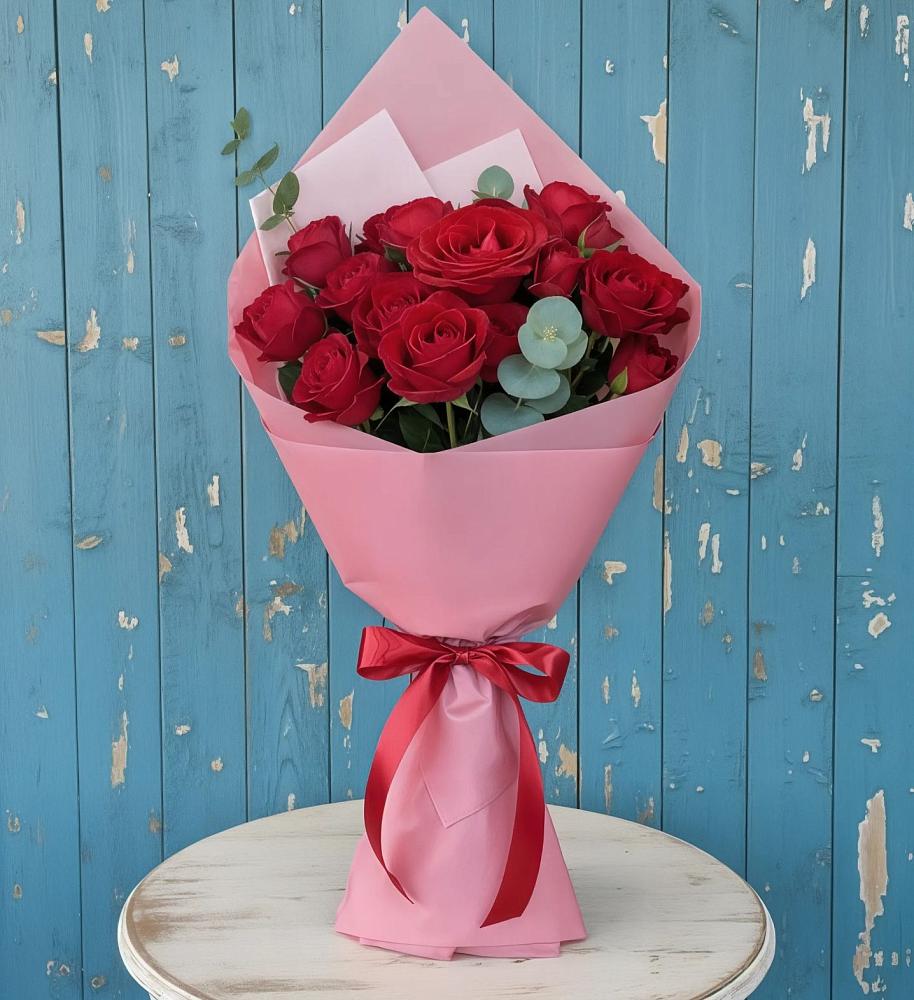 Букет цветов из: Розы в Анциферово Новгородская область