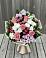 Букет цветов из: Альстромерии, Гвоздики, Розы и Хризантемы в Анциферово Новгородская область