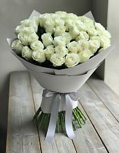 Букет 35 Белых роз в Анциферово Новгородская область