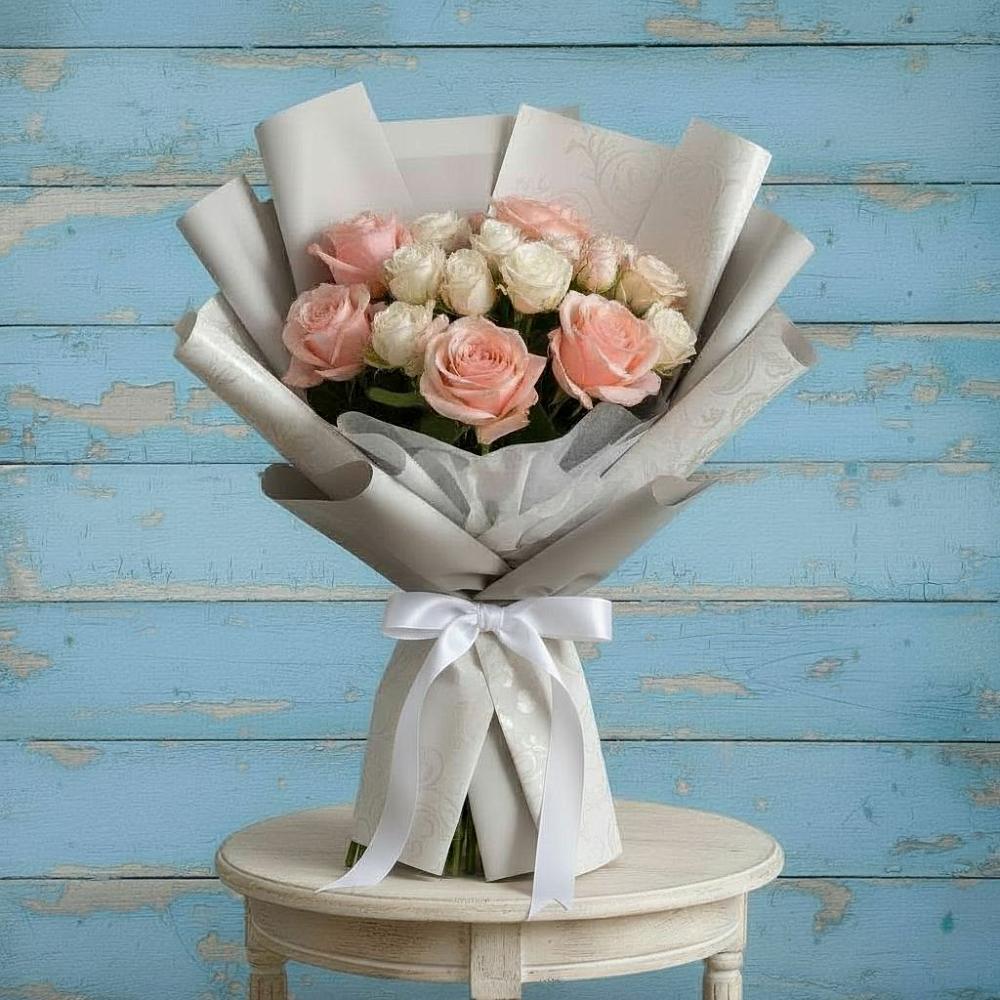 Букет цветов из: Розы в Анциферово Новгородская область