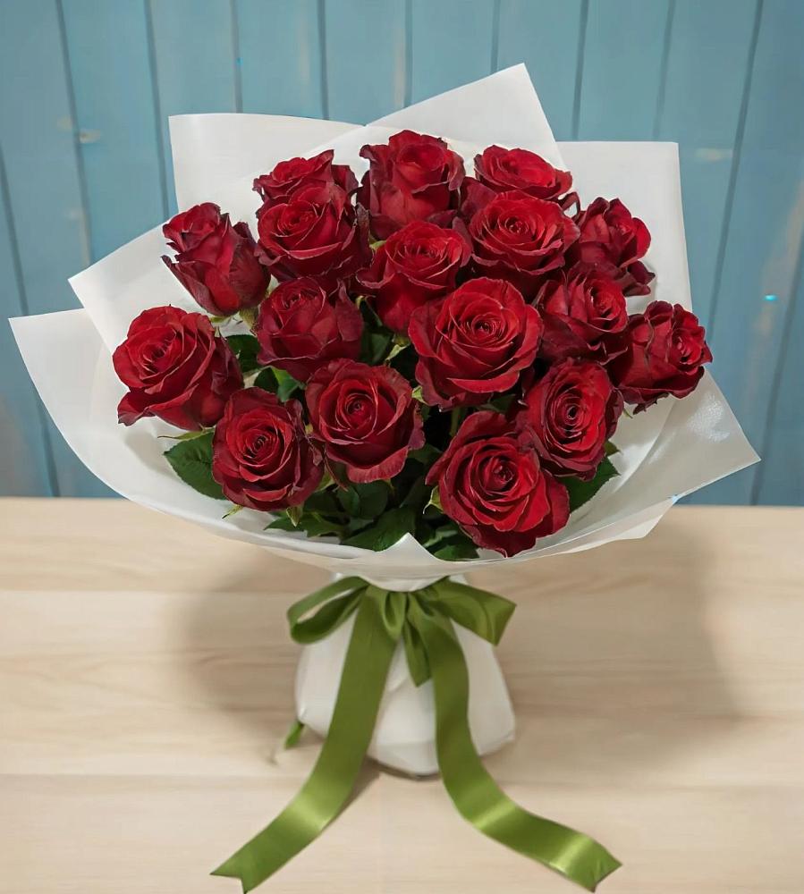Букет Красные розы в Анциферово Новгородская область