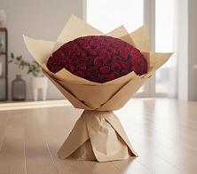 Букет 101 Красная роза в Анциферово Новгородская область