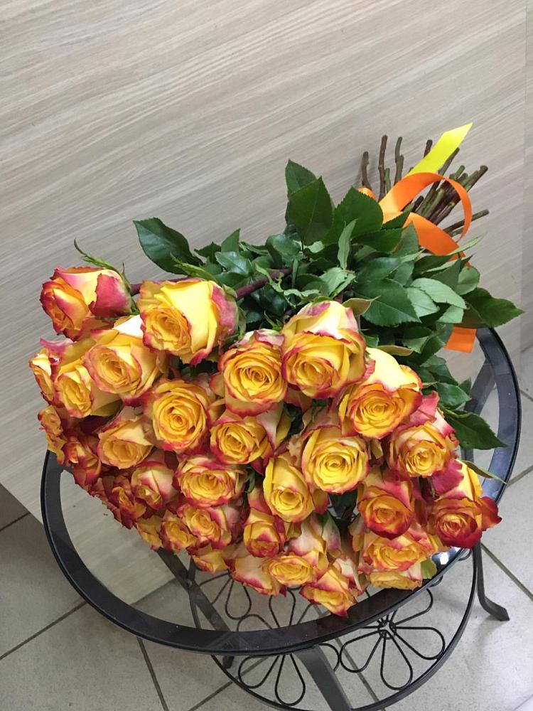 Букет Желтые розы в Анциферово Новгородская область