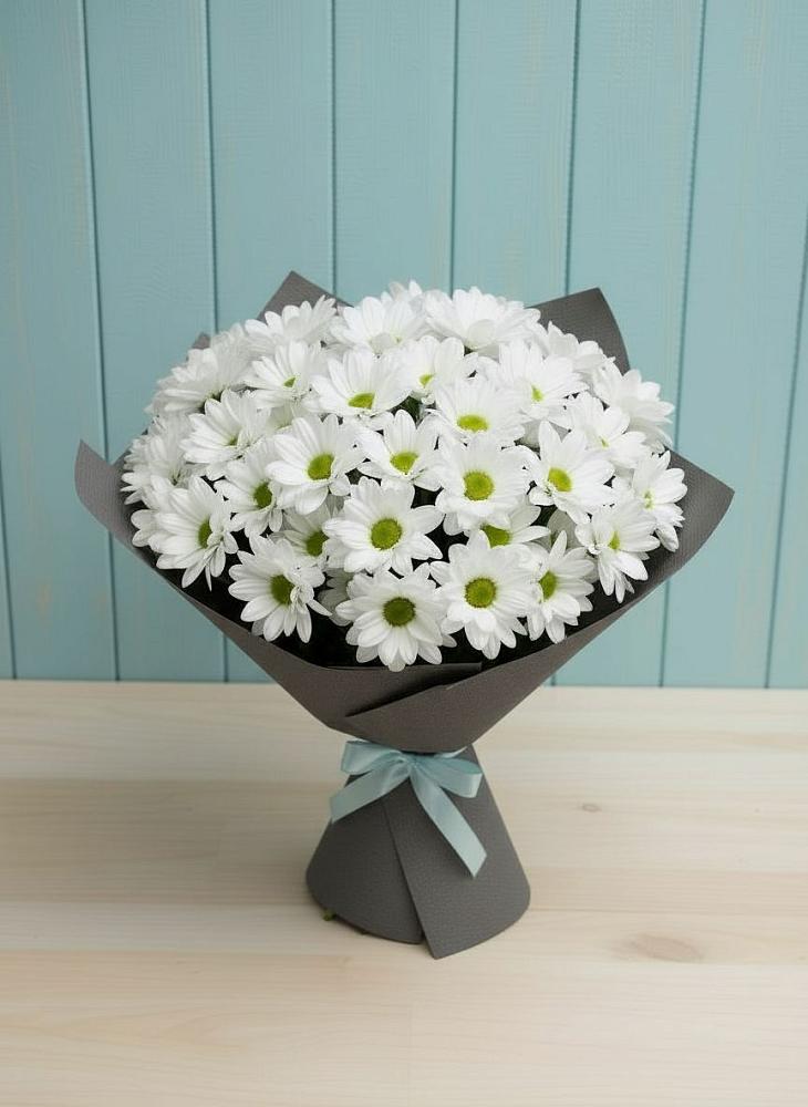 Букет цветов из: Хризантемы в Анциферово Новгородская область