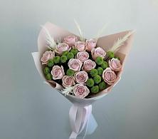 Букет цветов из:  Розы и Хризантемы в Анциферово Новгородская область