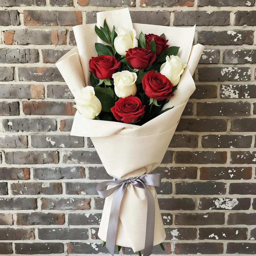 Букет цветов из: Розы в Анциферово Новгородская область