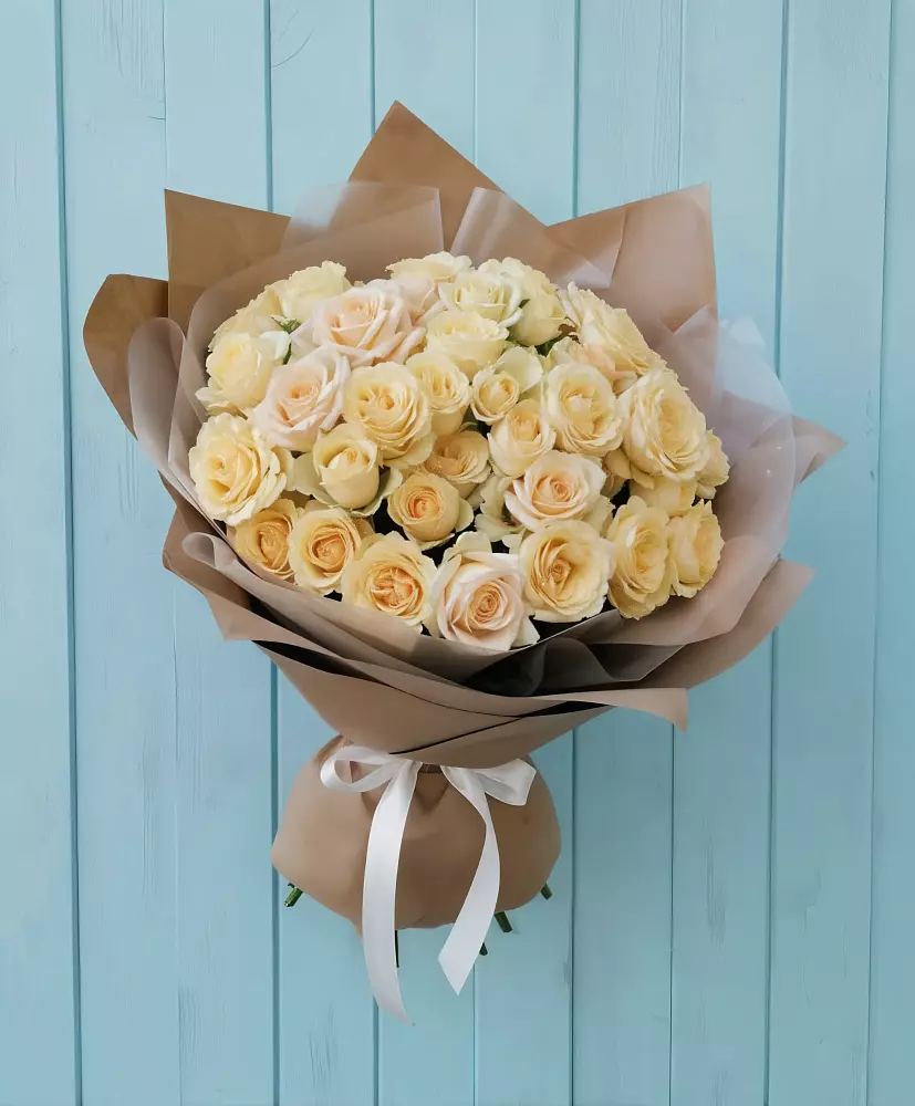 Букет Кремовое облако в Анциферово Новгородская область