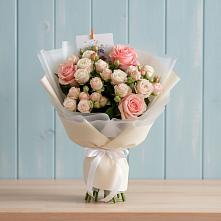 Букет цветов из:  Розы #REPLACE_PRED# Анциферово Новгородская область