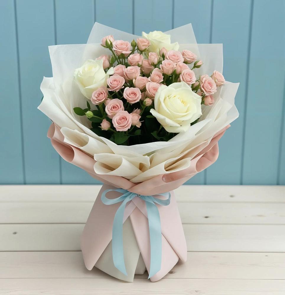 Букет цветов из: Розы в Анциферово Новгородская область