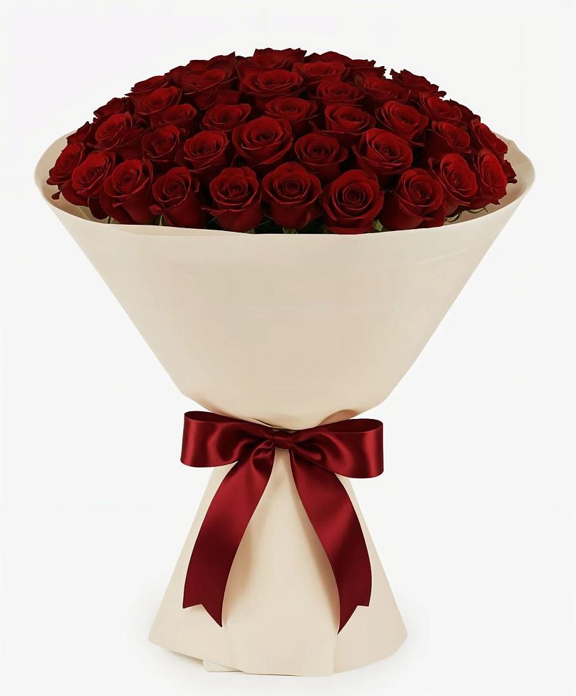 Букет 101 Бордовая роза Блэк Бакарра в Анциферово Новгородская область