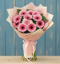 Букет цветов из:  Герберы в Анциферово Новгородская область